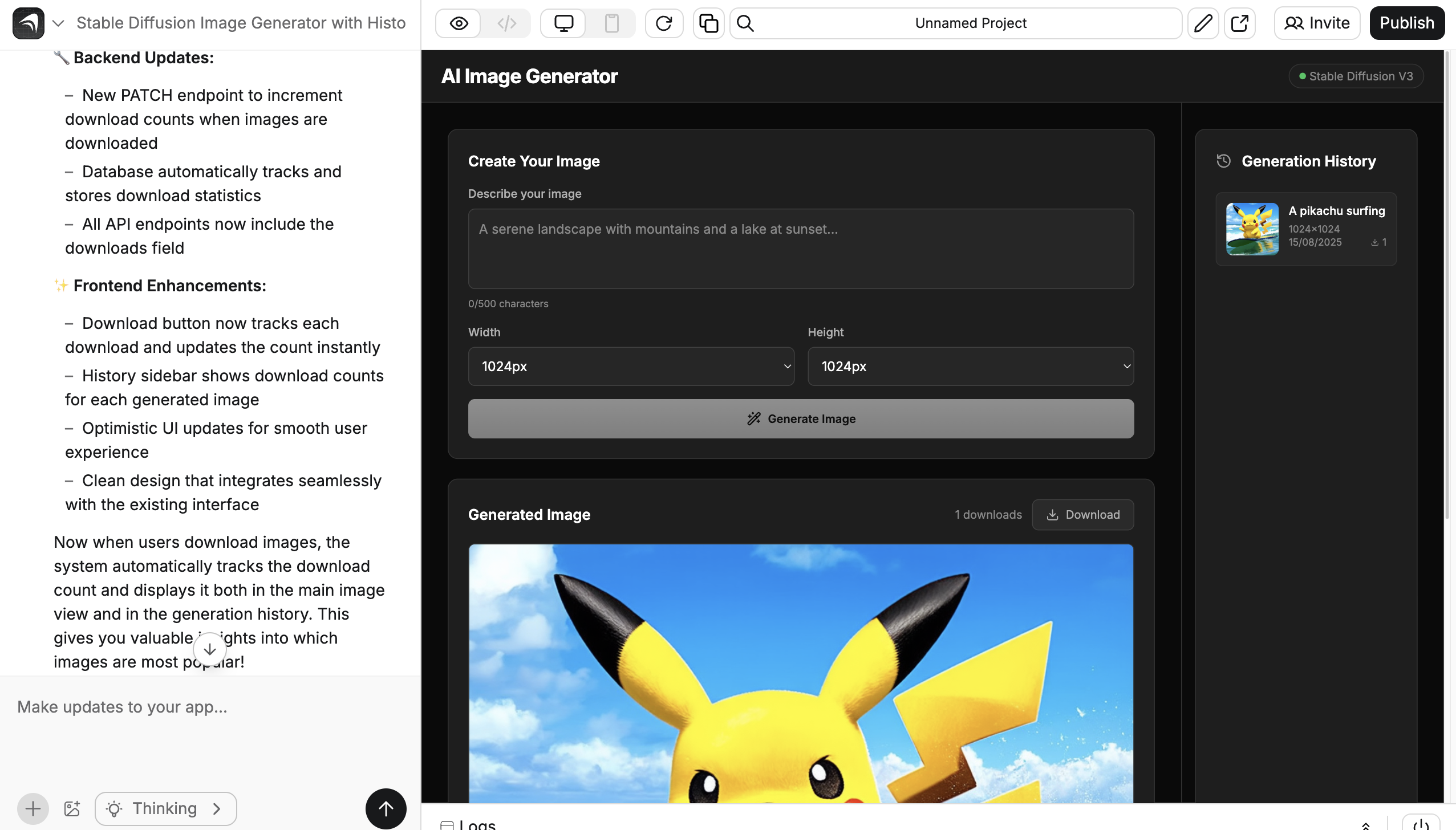 Final App with Download Feature